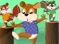 Игра Squirrel Hop