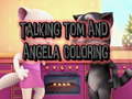 Игра Talking Tom and Angela Coloring