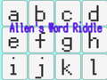 Игра Allen's Word Riddle