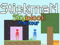 Игра Stickman Skyblock Parkour