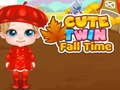 Игра Cute Twin Fall Time