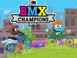 Игра Картун Нетворк: Бета-версия чемпионов BMX онлайн.