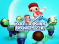 Игра Zombie Killer Draw Puzzle 