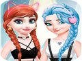 Ігра Elsa and Anna Dress Up Makeup 