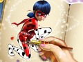 Ігра Dotted girl coloring book