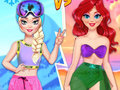 Игра Summer vs Winter Princesses Battle