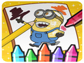 Игра Coloring Minion Раскраска Миньон