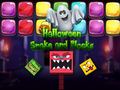 Игра Halloween Snake and Blocks