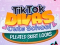 Игра TikTok Divas Cute School Pleated Skirt Looks