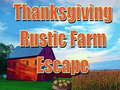 Игра Thanksgiving Rustic Farm Escape
