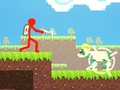 Игра Red Stickman vs Monster School 2