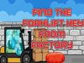 Игра Find The Forklift Key From Factory 