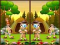 Ігра Spot 5 Differences Camping