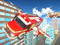 Игра Flying Fire Truck Driving Sim