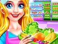 Игра Supermarket Girl Cleanup