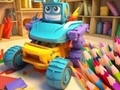 Игра Coloring Book: Transforming Car Robot