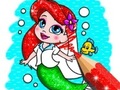 Игра Coloring Book: Mermaid