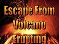 Игра Escape From Volcano Erupting