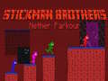 Игра Stickman Brothers Nether Parkour