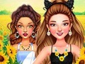 Игра Celebrity Sunflower Shine Looks