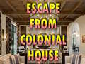 Игра Escape From Colonial House