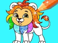 Игра Coloring Book: Lion