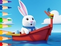 Игра Coloring Book: Sailing Rabbit