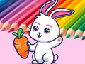 Игра Coloring Book: Rabbit Pull Up Carrot