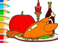 Игра Coloring Book: Thanksgiving Day