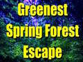 Игра Greenest Spring Forest Escape 