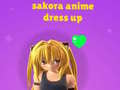 Игра Sakora Anime Dress Up