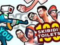Ігра You vs 100 Skibidi Toilets