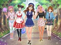 Игра High School Anime Dress Up