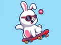 Игра Coloring Book: Rabbit Skateboard