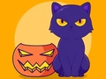 Игра Coloring Book: Halloween Cat
