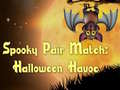 Игра Spooky Pair Match Halloween Havoc
