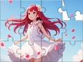 Игра Jigsaw Puzzle: White Dress Girl