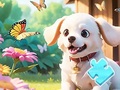 Игра Jigsaw Puzzle: Dog In Garden