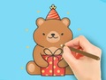 Игра Coloring Book: Gift Bear