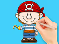 Игра Coloring Book: Pirate