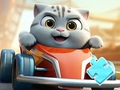 Игра Jigsaw Puzzle: Cat Racing Driver