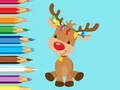 Игра Coloring Book: Cute Christmas Reindeer