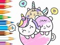 Игра Coloring Book: A Cup Of Unicorn