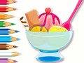 Игра Coloring Book: Ice Cream Sundae