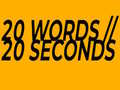 Игра 20 Words in 20 Seconds