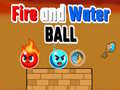 Игра Fire and Water Ball