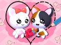 Игра  Love Cat Draw Puzzle