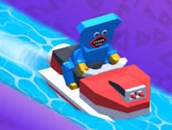 Игра Гонщик Хагги на гидроцикле 3D онлайн.