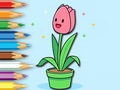 Игра Coloring Book: A Bunch Of Tulips