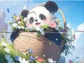 Игра Jigsaw Puzzle: Blanket Panda